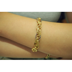 4k Snake Chain Bracelet, Chain & Link Bracelet, 14k Curb Chain, Italian Bracelet, Bracelet, Gift for Her, 14k Gold Jewelry