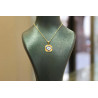 14k Solid Gold Evil Eye Pendant, 14k Solid Gold Evil Eye Protection Necklace, Pendant, 14K Solid Gold, Gift for Her, Blue Eye Ch