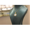 14k Solid Gold Evil Eye Pendant, 14k Solid Gold Evil Eye Protection Necklace, Pendant, 14K Solid Gold, Gift for Her, Blue Eye Ch