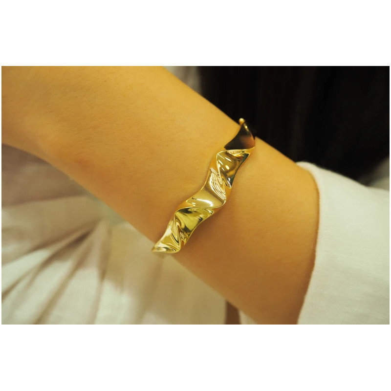 12mm Wide Bracelet, Stacking Bracelet, Cuff Bracelet, 14k Gold Jewelry, 14k Jewelry, 14k Gold Jewelry For Her For Women