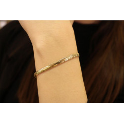 14k Gold Snake Chain Bracelet, Polished Herringbone Chain, Gold Herringbone Bracelet, Sleek Minimalist Chain