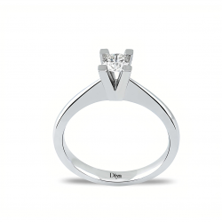 Solitaire Ring 0.09 Carat Diamond Solitaire Ring