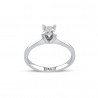 Solitaire Ring 0.10 Carat Diamond Solitaire Ring Classic Diamond Jewelry