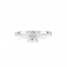 Solitaire Ring 0.10 Carat Diamond Solitaire Ring Classic Diamond Jewelry