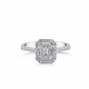 0.32 Carat Diamond Baguette Ring Elegant Women’s Jewelry