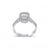 0.32 Carat Diamond Baguette Ring Elegant Women’s Jewelry