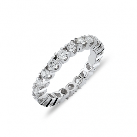 0.30 Carat Diamond Eternity Ring - Full Round Elegant Women's Jewelry