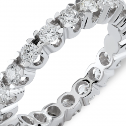 0.30 Carat Diamond Eternity Ring - Full Round Elegant Women's Jewelry