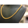 22K Gold Chain Necklace, 3.70mm Real Gold Chain, Jewelry for Men, Pure Gold Chain Gold Necklace, Women Chain