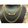 14k Gold Curb Chain Necklace, 14k Miami Cuban, 4.30mm 14k Solid Gold Curb Cuban Chain, 14k Gold Chain