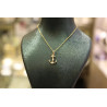 14K Gold Anchor Pendant, Gold Anchor Necklace, 14k Gold Anchor Charm, Gift for Him, Gold Jewelry, Gold Necklace for Women