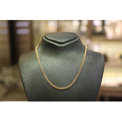 14K Gold Curb Chain Necklace, 14K Miami Cuban, 1.90mm 14K Solid Gold Curb Cuban Chain, 14K Gold Chain, 14K Gold Jewelry