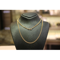 14K Gold Curb Chain Necklace, 14K Miami Cuban, 1.90mm 14K Solid Gold Curb Cuban Chain, 14K Gold Chain, 14K Gold Jewelry