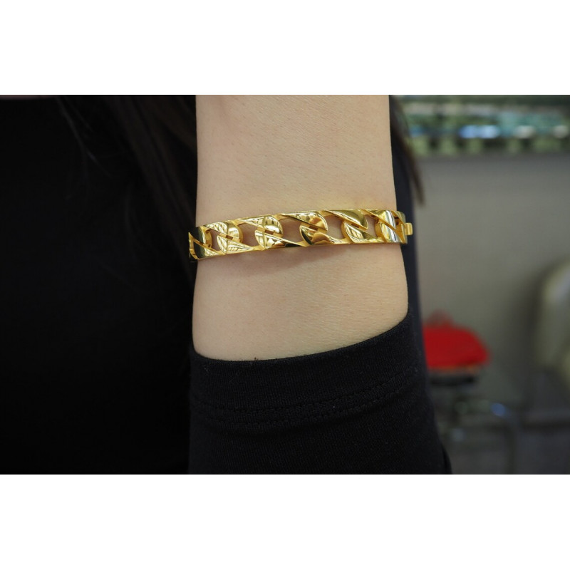 22k Solid Gold Bangle Bracelet, Gold Bangle, 22k Gold Jewelry, 22k Bangles Gift For Her Women