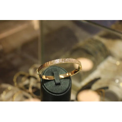 14k Gold Bangle Bracelet, Gold Stacking Bracelet, 6MM Gold Bangle, Stacking Engraved Bangle, Gift For Her